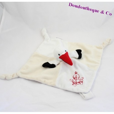 Doudou peluche Chat RODADOU RODA beige blanc 18 cm Doudou peluche Chat RODADOU RODA beige blanc 18 cm