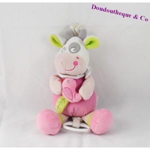 Plüschtier, musikalisches Kuscheltier Kuh KINDERWÖRTER rosa 27 cm