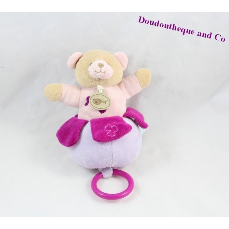 Doudou musical ours BABY NAT 22cm