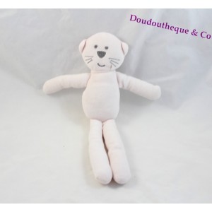 Fine del gatto di DouDou ' cavolo Monoprix rosa pallido grigio cm 28