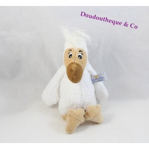 Peluche oiseau dodu dodo WALLY PLUSH Mauritius Ile Maurice dodo blanc 33 cm