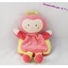 Guisante de la chica Doudou marioneta mariquita candy CANE muñeca rosa verde 24 cm