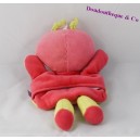 Doudou Marionette Marienkäfer Candy CANE Puppe Mädchen Erbse pink grün 24 cm