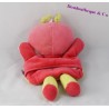 Doudou puppet Ladybug candy CANE doll girl pea pink green 24 cm