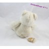 Doudou musical ours MOULIN ROTY Plume et Polochon beige 23 cm