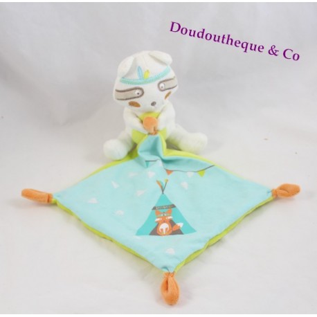 Waschbär Einstecktuch Kuscheltier POMMETTE indien Tipi Fuchs Intermarché 40 cm Waschbär Einstecktuch Kuscheltier POMMETTE indien Tipi Fuchs Intermarché 40 cm