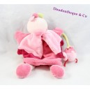 Doudou puppet hen DOUDOU AND COMPAGNIE pink chick 27 cm