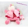 Doudou puppet hen DOUDOU AND COMPAGNIE pink chick 27 cm