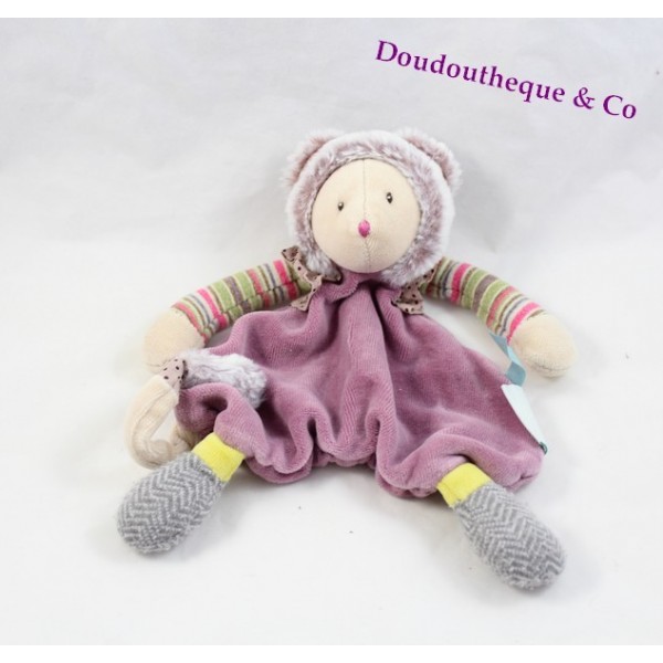 Doudou flat mouse MOULIN ROTY Les Pachats mouse parma 28 cm SO