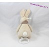 Musikalischer Plüsch Oscar Kaninchen NOUKIE'S Oscar und Léon Bandana braun 18 cm