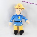 Peluche Sam le pompier GIPSY en tenue de pompier 22 cm