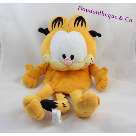 Peluche Chien Odie GARFIELD cjien couché jaune 25 cm