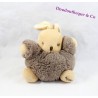Hase Kuscheltier KALOO Fell Fell braun Kugel 15 cm