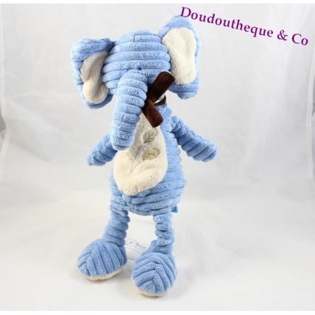 Doudou plat éléphant TEX BABY CARREFOUR multicolore 25 cm Doudou plat éléphant TEX BABY CARREFOUR multicolore 25 cm