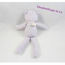 Doudou cat end ' stars purple CABBAGE purple Monoprix 29 cm