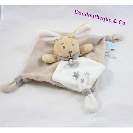 Perlim Rabbit Flache Decke BABY NAT' Perle und Perlim Grau Beige Weiß 25 cm Perlim Rabbit Flache Decke BABY NAT' Perle und Perlim Grau Beige Weiß 25 cm