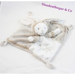 SIMBA TOYS BENELUX Bär Flache Decke My Nicotoy Braun Weiß Kaninchen Decke