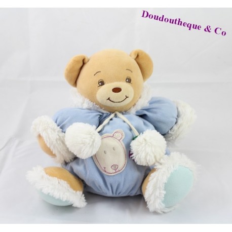 Doudou patapouf ours KALOO collection Igloo 25cm