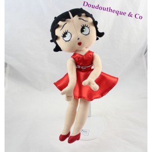 Peluche poupée Betty Boop UNITED LABELS robe rouge 32 cm