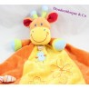 Flach gebratene Giraffe MOTS OF ENFANTS blauer Vogel Diamant orange orange 47 cm