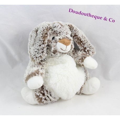 NICOTOY SIMBA TOYS braun weiß meliertes Fell Hase Kuscheltier 24 cm NICOTOY SIMBA TOYS braun weiß meliertes Fell Hase Kuscheltier 24 cm