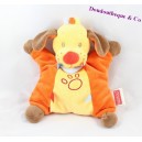 Peluche Chien NATTOU Tim et Lily 22 cm orange