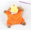 Peluche Chien NATTOU Tim et Lily 22 cm orange