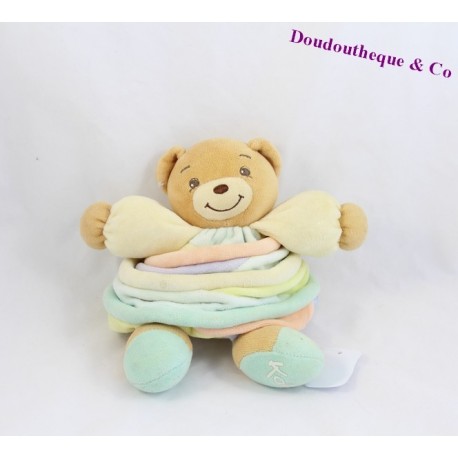 Peluche, Doudou boule ours KALOO 25cm collection Candies