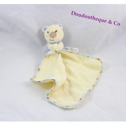 Doudou handkerchief koala PETIPOUCE beige blue bear blanket sponge