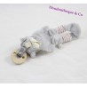 Attached pacifier cow Lolita NOUKIE's Paquito and gray red Lolita 20 cm