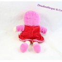 Doudou Puppe COROLLE Mademoiselle Grenadine rotes Kleid 25 cm