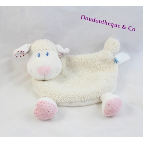 Doudou plat mouton TEX BABY 18cm