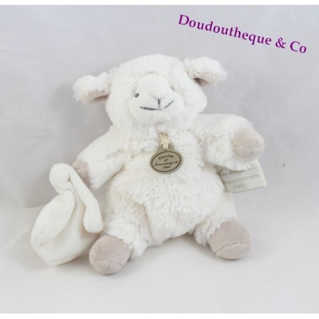 Doudou lamb DOUDOU and company my tiny white sheep taupe