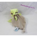 Doudou flachen tragen BABY NAT "leuchtende braun-26 cm grün
