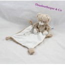 Doudou bear TEX white white handkerchief beige Mon Doudou 35 cm