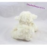 Peluche mouton HISTOIRE D'OURS blanc bandana agneau 20 cm