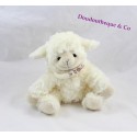 Historia de oso de pañuelo blanco de oveja cordero de peluche 20 cm