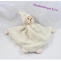 Flat cuddly bear BUKOWSKI beige pink 28 cm