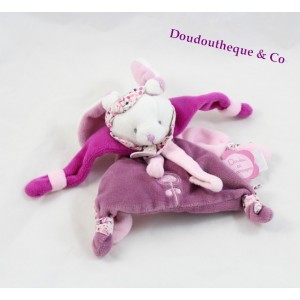 Doudou Lutscher Clip Kirschhase KUSCHELTIER UND GESELLSCHAFT rosa lila