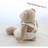Peluche ours THE PLUSHIES COLLECTION BY LOMBOK Bizou beige