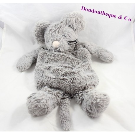 ETAM Maus Pyjama Aufbewahrungstasche Plüsch Grau Wärmflasche 45 cm ETAM Maus Pyjama Aufbewahrungstasche Plüsch Grau Wärmflasche 45 cm