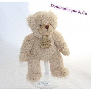 Peluche ours HISTOIRE D'OURS Calin'ours beige 23 cm