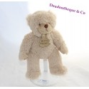 Peluche ours HISTOIRE D'OURS Calin'ours beige 23 cm