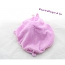 Blanket flat rabbit TEX purple pink purple butterflies 20 cm