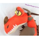 Peluche Krochefer dragon DRAGON 2 Dreamworks dragon rouge 32 cm