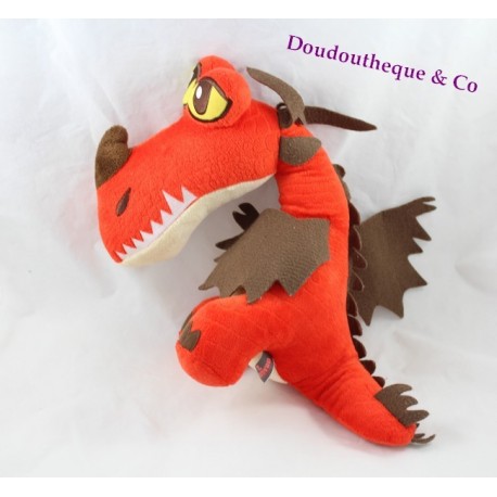 Peluche Krochefer dragon DRAGON 2 Dreamworks dragon rouge 32 cm