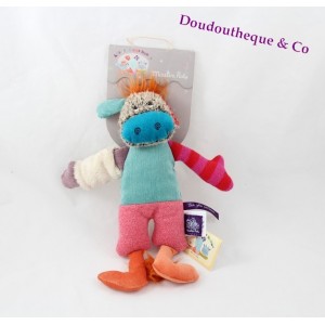 Doudou Grenouille Canard MOULIN ROTY Les Jolis pas beaux 20 cm