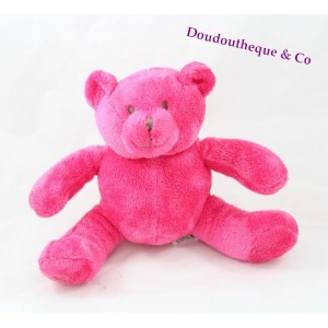 Plush bear OBAIBI pink fuchsia