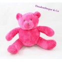 Plush bear OBAIBI pink fuchsia