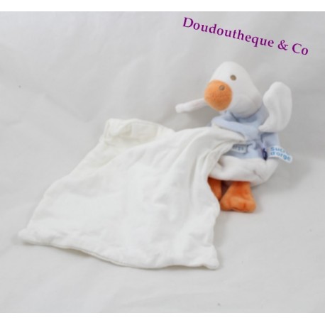 Doudou Oie et Son Mouchoir Sucre D'orge Doudou Oie et Son Mouchoir Sucre D'orge